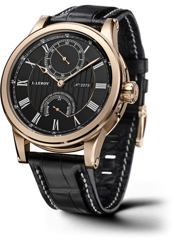 Leroy Automatic Deck Chronometer Pink Gold Black LL201/2 Leroy Automatic Deck Chronometer Pink Gold Black LL201/2