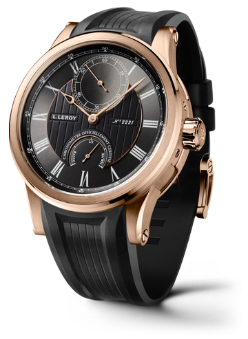 Leroy Automatic Deck Chronometer Pink Gold Anthracite LL201/5 Leroy Automatic Deck Chronometer Pink Gold Anthracite LL201/5