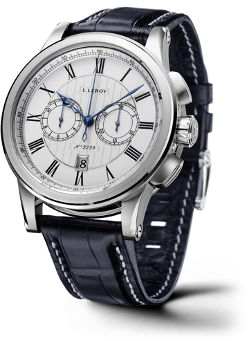 Leroy Automatic Deck Chronograph White Gold Silver LL202/1 Leroy Automatic Deck Chronograph White Gold Silver LL202/1