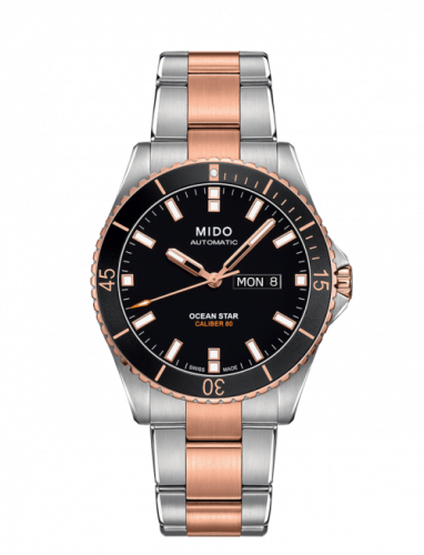 Mido Ocean Star Stainless Steel / Rose PVD / Black / Bracelet M026.430.22.051.00 Mido Ocean Star Stainless Steel / Rose PVD / Black / Bracelet M026.430.22.051.00