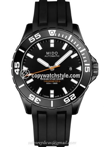 Mido Ocean Star 600 DLC / Black / Rubber M026.608.37.051.00