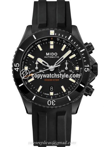 Mido Ocean Star Chronograph DLC / Black / Rubber M026.627.37.051.00 Mido Ocean Star Chronograph DLC / Black / Rubber M026.627.37.051.00