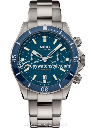 Mido Ocean Star Chronograph Stainless Steel / Blue M026.627.44.041.00 Mido Ocean Star Chronograph Stainless Steel / Blue M026.627.44.041.00