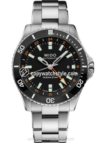 Mido Ocean Star GMT Stainless Steel / Black / Bracelet M026.629.11.051.01 Mido Ocean Star GMT Stainless Steel / Black / Bracelet M026.629.11.051.01