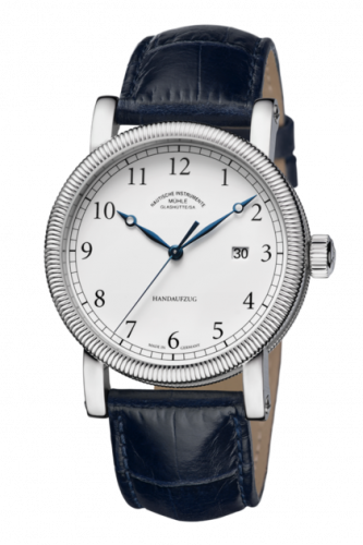 Muhle Glashutte Teutonia III Handaufzug White / Strap M1-08-01-LB Muhle Glashutte Teutonia III Handaufzug White / Strap M1-08-01-LB
