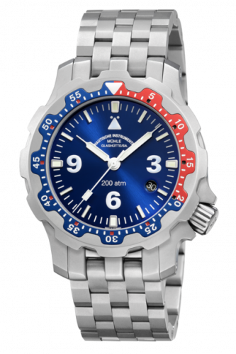 Muhle Glashutte Rasmus 2000 Blue / Bracelet M1-28-82-MB Muhle Glashutte Rasmus 2000 Blue / Bracelet M1-28-82-MB