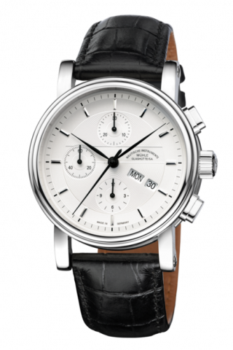 Muhle Glashutte Teutonia II Chronograph Silver / Strap M1-30-95-LB Muhle Glashutte Teutonia II Chronograph Silver / Strap M1-30-95-LB