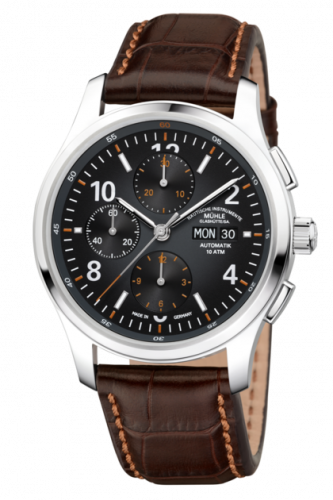 Muhle Glashutte Lunova Datum Chronograph Black / Strap M1-43-06-LB Muhle Glashutte Lunova Datum Chronograph Black / Strap M1-43-06-LB