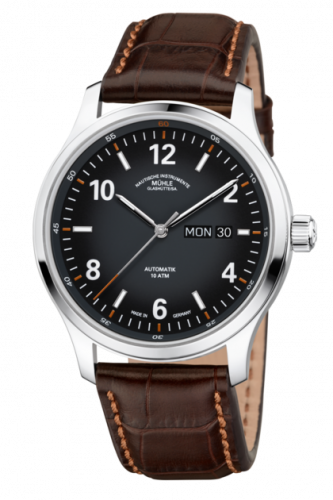 Muhle Glashutte Lunova Tag/Datum Black / Strap M1-43-26-LB Muhle Glashutte Lunova Tag/Datum Black / Strap M1-43-26-LB