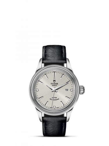 Tudor Style 28 Stainless Steel / Silver-Diamond / Strap M12100-0007 Tudor Style 28 Stainless Steel / Silver-Diamond / Strap M12100-0007