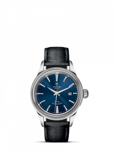Tudor Style 28 Stainless Steel / Blue / Strap M12100-0010 Tudor Style 28 Stainless Steel / Blue / Strap M12100-0010