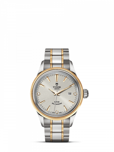 Tudor Style 28 Stainless Steel / Yellow Gold / Silver-Diamond / Bracelet M12103-0005 Tudor Style 28 Stainless Steel / Yellow Gold / Silver-Diamond / Bracelet M12103-0005