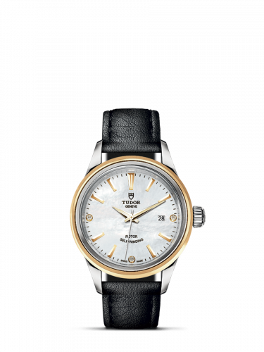 Tudor Style 28 Stainless Steel / Yellow Gold / MOP-Diamond / Strap M12103-0018 Tudor Style 28 Stainless Steel / Yellow Gold / MOP-Diamond / Strap M12103-0018