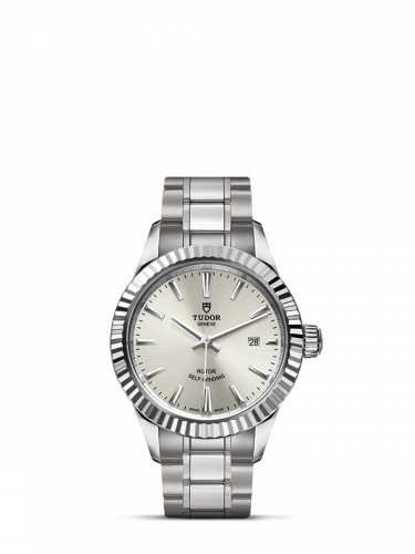 Tudor Style 28 Stainless Steel / Fluted / Silver / Bracelet M12110-0001 Tudor Style 28 Stainless Steel / Fluted / Silver / Bracelet M12110-0001