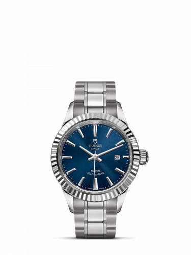 Tudor Style 28 Stainless Steel / Fluted / Blue / Bracelet M12110-0013 Tudor Style 28 Stainless Steel / Fluted / Blue / Bracelet M12110-0013