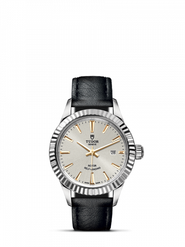 Tudor Style 28 Stainless Steel / Fluted / Silver / Strap M12110-0023 Tudor Style 28 Stainless Steel / Fluted / Silver / Strap M12110-0023