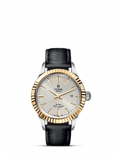 Tudor Style 28 Stainless Steel / Yellow Gold / Fluted / Silver / Strap M12113-0020 Tudor Style 28 Stainless Steel / Yellow Gold / Fluted / Silver / Strap M12113-0020