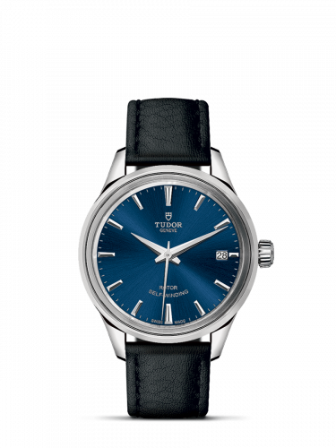 Tudor Style 34 Stainless Steel / Blue / Strap M12300-0016 Tudor Style 34 Stainless Steel / Blue / Strap M12300-0016