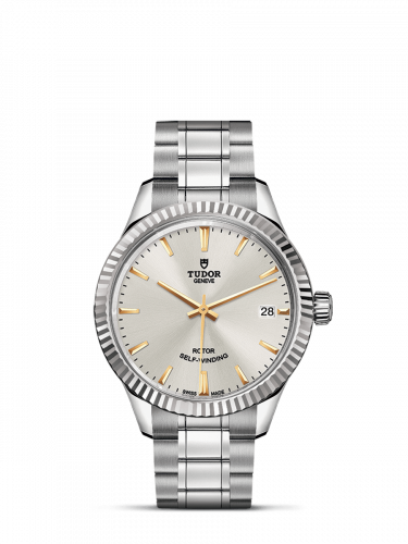 Tudor Style 34 Stainless Steel / Fluted / Silver / Bracelet M12310-0005 Tudor Style 34 Stainless Steel / Fluted / Silver / Bracelet M12310-0005