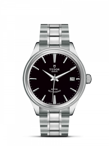 Tudor Style 38 Stainless Steel / Black / Bracelet M12500-0002 Tudor Style 38 Stainless Steel / Black / Bracelet M12500-0002
