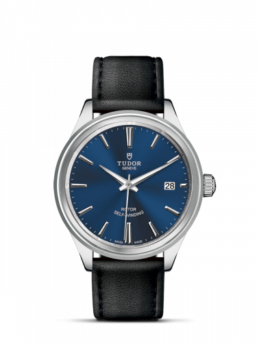 Tudor Style 38 Stainless Steel / Blue / Strap M12500-0010 Tudor Style 38 Stainless Steel / Blue / Strap M12500-0010