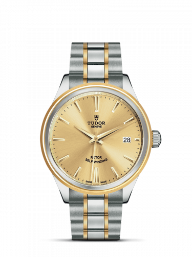 Tudor Style 38 Stainless Steel / Yellow Gold / Champagne / Bracelet M12503-0001 Tudor Style 38 Stainless Steel / Yellow Gold / Champagne / Bracelet M12503-0001