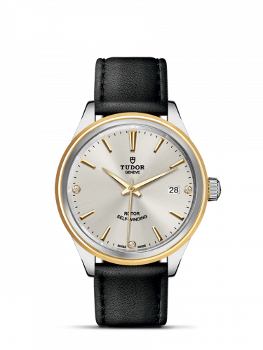 Tudor Style 38 Stainless Steel / Yellow Gold / Silver-Diamond / Strap M12503-0011 Tudor Style 38 Stainless Steel / Yellow Gold / Silver-Diamond / Strap M12503-0011