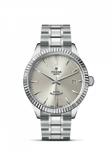 Tudor Style 38 Stainless Steel / Fluted / Silver / Bracelet M12510-0001 Tudor Style 38 Stainless Steel / Fluted / Silver / Bracelet M12510-0001