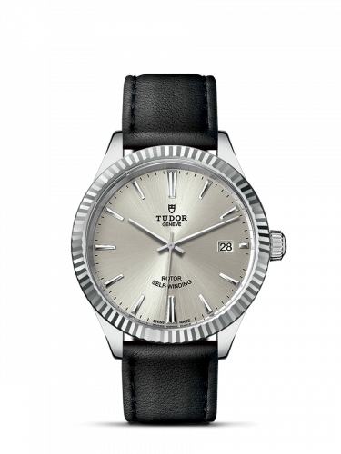 Tudor Style 38 Stainless Steel / Fluted / Silver / Strap M12510-0021 Tudor Style 38 Stainless Steel / Fluted / Silver / Strap M12510-0021