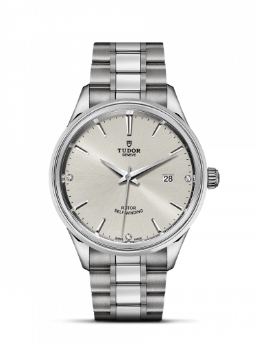 Tudor Style 41 Stainless Steel / Silver-Diamond / Bracelet M12700-0003 Tudor Style 41 Stainless Steel / Silver-Diamond / Bracelet M12700-0003