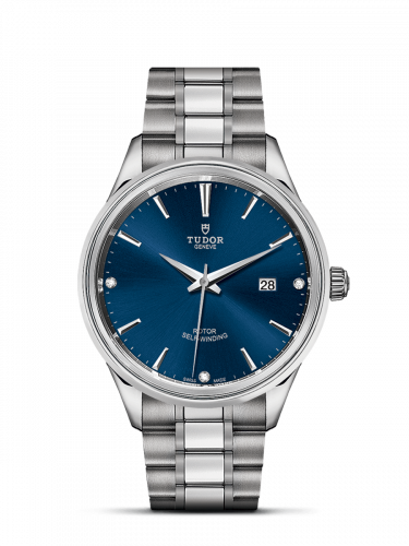 Tudor Style 41 Stainless Steel / Blue-Diamond / Bracelet M12700-0013 Tudor Style 41 Stainless Steel / Blue-Diamond / Bracelet M12700-0013