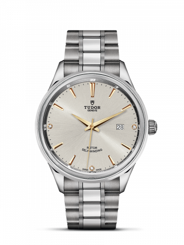Tudor Style 41 Stainless Steel / Silver-Diamond / Bracelet M12700-0019 Tudor Style 41 Stainless Steel / Silver-Diamond / Bracelet M12700-0019