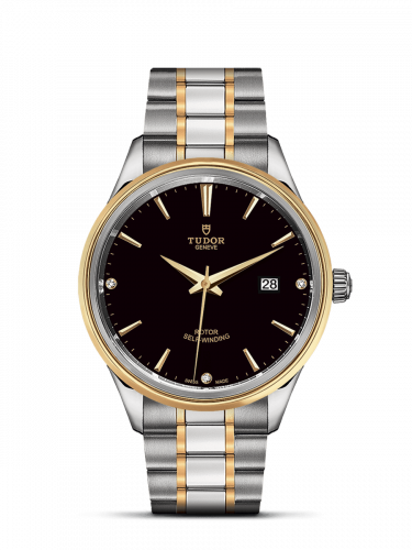 Tudor Style 41 Stainless Steel / Yellow Gold / Black-Diamond / Bracelet M12703-0006 Tudor Style 41 Stainless Steel / Yellow Gold / Black-Diamond / Bracelet M12703-0006