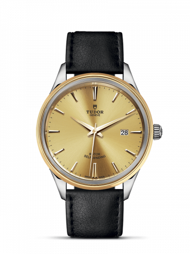 Tudor Style 41 Stainless Steel / Yellow Gold / Champagne / Strap M12703-0007 Tudor Style 41 Stainless Steel / Yellow Gold / Champagne / Strap M12703-0007