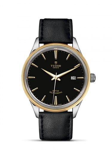 Tudor Style 41 Stainless Steel / Yellow Gold / Black / Strap M12703-0009 Tudor Style 41 Stainless Steel / Yellow Gold / Black / Strap M12703-0009