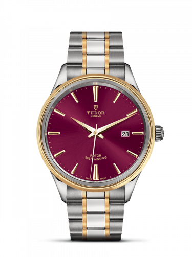 Tudor Style 41 Stainless Steel / Yellow Gold / Burgundy / Bracelet M12703-0013 Tudor Style 41 Stainless Steel / Yellow Gold / Burgundy / Bracelet M12703-0013
