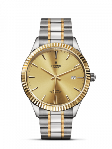 Tudor Style 41 Stainless Steel / Yellow Gold / Fluted / Champagne / Bracelet M12713-0001 Tudor Style 41 Stainless Steel / Yellow Gold / Fluted / Champagne / Bracelet M12713-0001