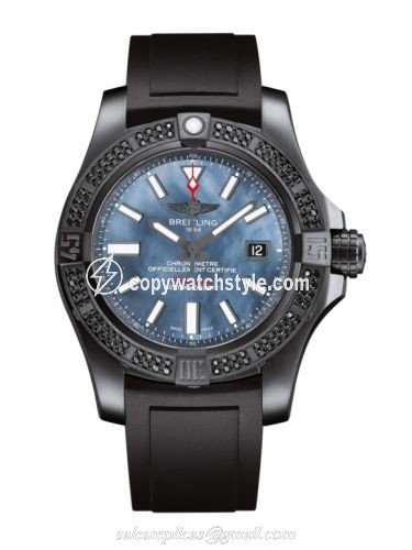 Breitling Avenger II Seawolf Black Steel / Blue MOP / Rubber M17331AT.BE95.134S Breitling Avenger II Seawolf Black Steel / Blue MOP / Rubber M17331AT.BE95.134S