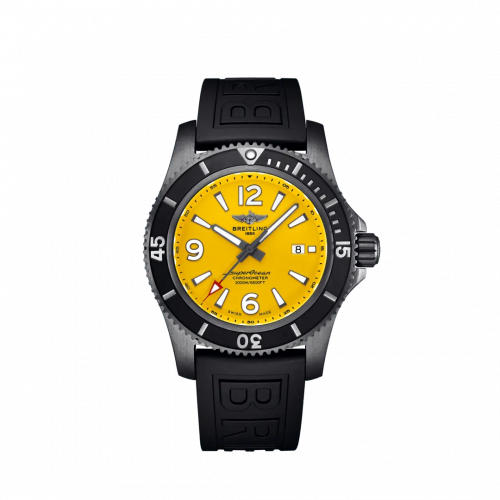 Breitling Superocean 46 Blacksteel / Yellow / Rubber / Pin M17368D71I1S1 Breitling Superocean 46 Blacksteel / Yellow / Rubber / Pin M17368D71I1S1