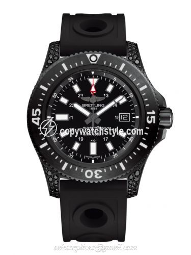 Breitling Superocean 44 Special Blacksteel / Diamondworks / Black / Rubber M17393AN.BE92.227S Breitling Superocean 44 Special Blacksteel / Diamondworks / Black / Rubber M17393AN.BE92.227S