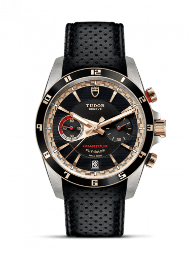 Tudor Grantour Flyback Stainless Steel / Pink Gold / Black / Strap m20551n-0002 Tudor Grantour Flyback Stainless Steel / Pink Gold / Black / Strap m20551n-0002