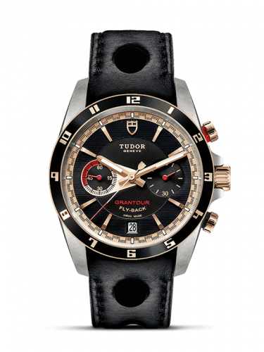 Tudor Grantour Flyback Stainless Steel / Pink Gold / Black / Strap m20551n-0003 Tudor Grantour Flyback Stainless Steel / Pink Gold / Black / Strap m20551n-0003