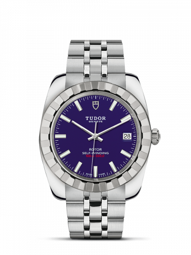 Tudor Classic 38 Stainless Steel / Fluted / Blue / Bracelet M21010-0005 Tudor Classic 38 Stainless Steel / Fluted / Blue / Bracelet M21010-0005