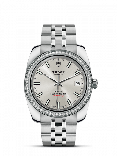 Tudor Classic 38 Stainless Steel / Diamond / Silver / Bracelet M21020-0004 Tudor Classic 38 Stainless Steel / Diamond / Silver / Bracelet M21020-0004