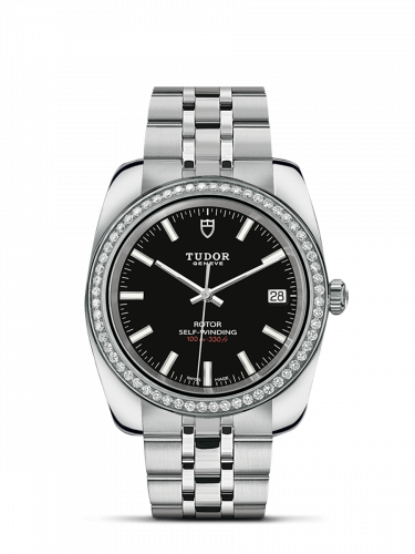 Tudor Classic 38 Stainless Steel / Diamond / Black / Bracelet M21020-0007 Tudor Classic 38 Stainless Steel / Diamond / Black / Bracelet M21020-0007