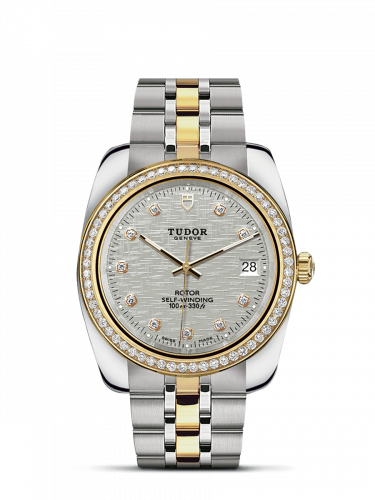 Tudor Classic 38 Stainless Steel / Yellow Gold / Diamond / Silver-Diamond / Bracelet M21023-0004 Tudor Classic 38 Stainless Steel / Yellow Gold / Diamond / Silver-Diamond / Bracelet M21023-0004
