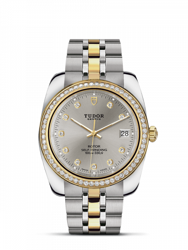 Tudor Classic 38 Stainless Steel / Yellow Gold / Diamond / Silver-Diamond / Bracelet M21023-0006 Tudor Classic 38 Stainless Steel / Yellow Gold / Diamond / Silver-Diamond / Bracelet M21023-0006