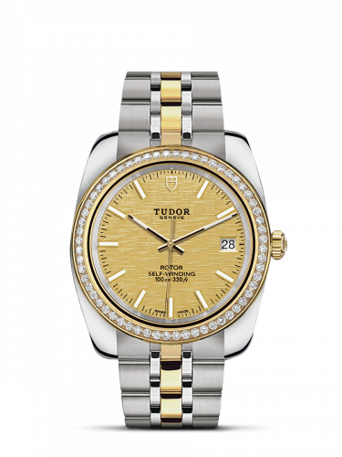 Tudor Classic 38 Stainless Steel / Yellow Gold / Diamond / Champagne / Bracelet M21023-0009 Tudor Classic 38 Stainless Steel / Yellow Gold / Diamond / Champagne / Bracelet M21023-0009