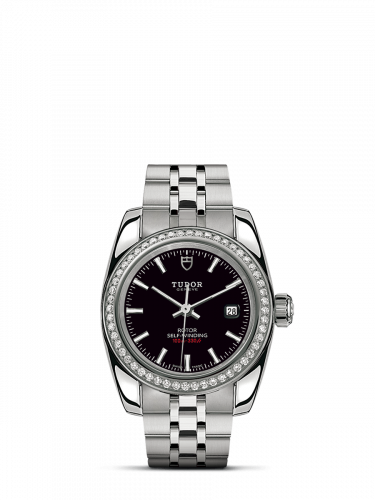 Tudor Classic 28 Stainless Steel / Diamond / Black / Bracelet M22020-0006 Tudor Classic 28 Stainless Steel / Diamond / Black / Bracelet M22020-0006
