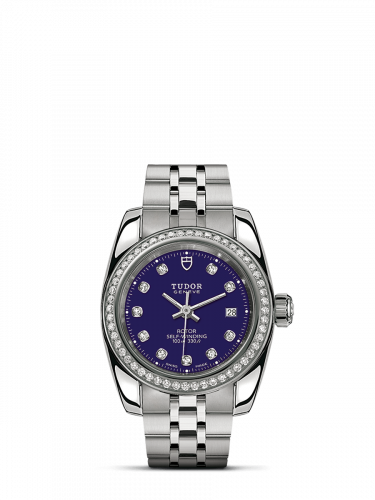 Tudor Classic 28 Stainless Steel / Diamond / Blue-Diamond / Bracelet M22020-0009 Tudor Classic 28 Stainless Steel / Diamond / Blue-Diamond / Bracelet M22020-0009